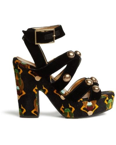 La DoubleJ Shoes > sandals > high heel sandals - Noir