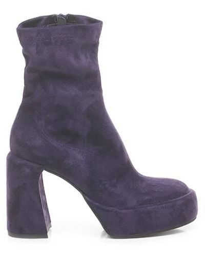 Elena Iachi Heeled Boots - Blau