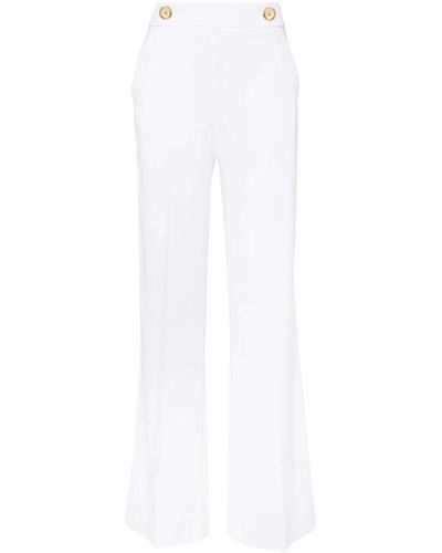 Pinko Pantalones blancos con detalle sbozzare