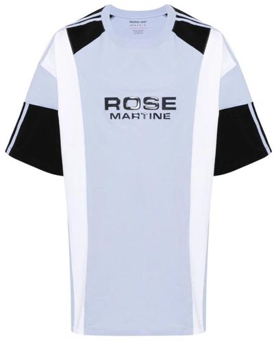 Martine Rose Oversized panelled t-shirt - Blau
