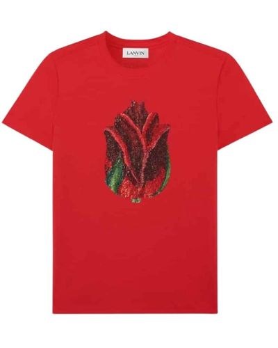 Lanvin T-shirts - Rouge