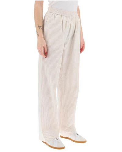 Skall Studio Trousers > wide trousers - Blanc