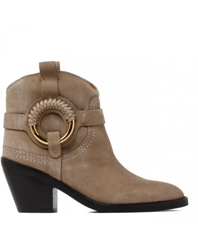 See By Chloé Cowboy Boots - Brown
