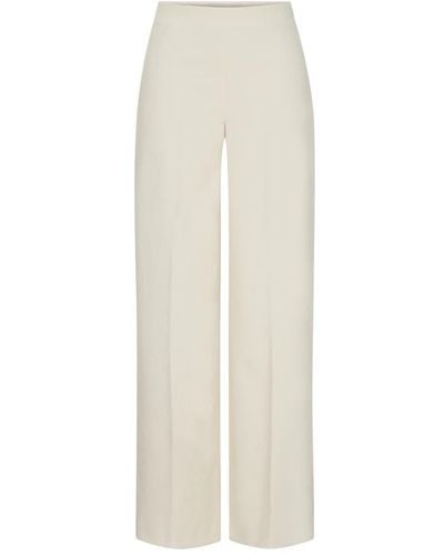 DRYKORN Straight Trousers - White