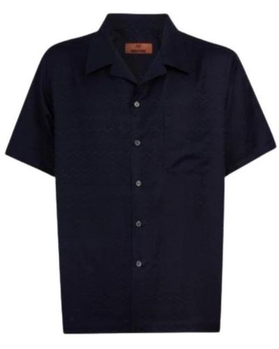 Missoni Short Sleeve Shirts - Blue