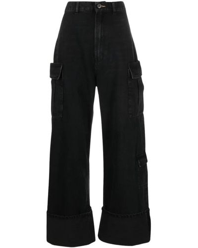 3x1 Wide Trousers - Black