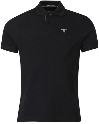 Barbour Polo Shirts - Black