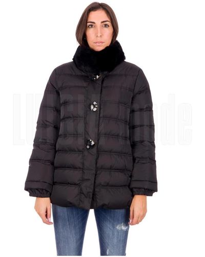 Cinzia Rocca Winter Jackets - Black