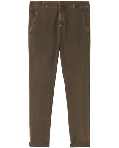 Dondup Straight Pants - Brown