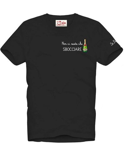Mc2 Saint Barth Collezione di t-shirt e polo neri - Nero