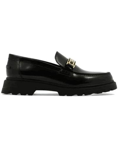 Dior Zapatos loafer de cuero negro ss 22
