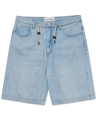Munthe Denim shorts - Blau