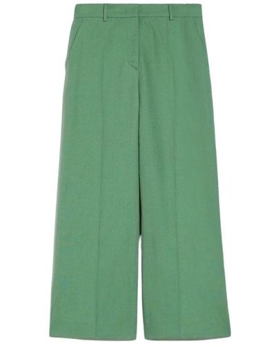 Weekend by Maxmara Trousers > cropped trousers - Vert