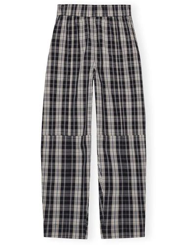 Ganni Wide trousers - Grau
