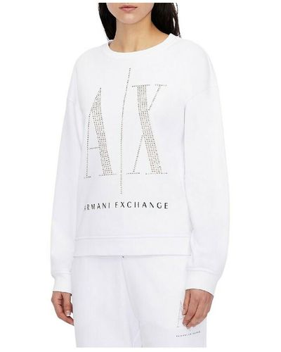 Armani Sweatshirt 8nym01 yj68z - Bianco