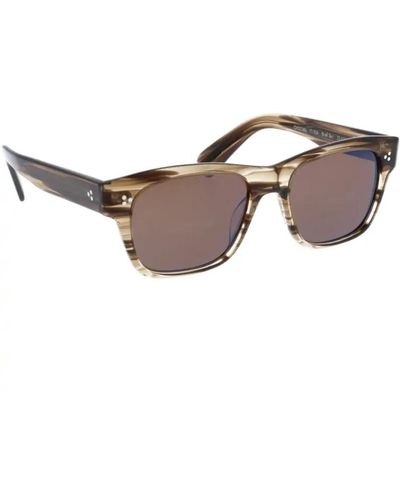 Oliver Peoples Accessories > sunglasses - Marron