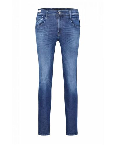 Replay Hyperflex stretch slim-fit jeans da - Blu