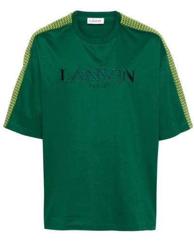 Lanvin T-shirt oversize bottiglia - Verde
