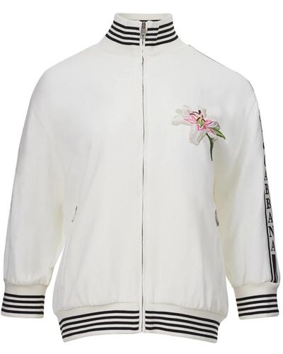 Dolce & Gabbana Sweatshirts & hoodies > zip-throughs - Blanc