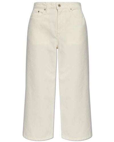 KENZO Cropped Jeans - White