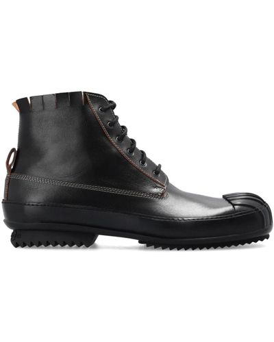 Maison Margiela Shoes > boots > lace-up boots - Noir