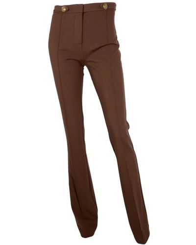 Pinko Slim-Fit Trousers - Brown