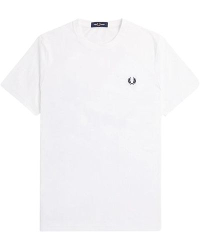 Fred Perry T-shirts - Weiß