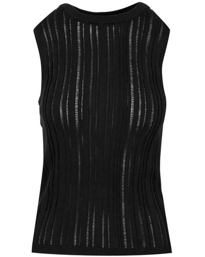 Mauro Grifoni Sleeveless tops - Negro