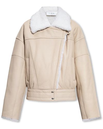 IRO Jackets > leather jackets - Neutre