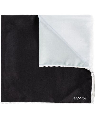 Lanvin Seiden-taschentuch - Schwarz