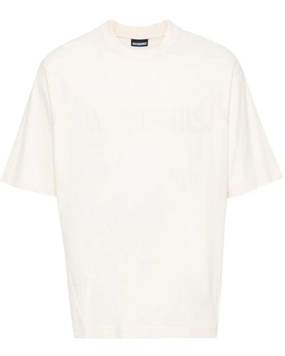 Jacquemus Le t-shirt typo - Weiß