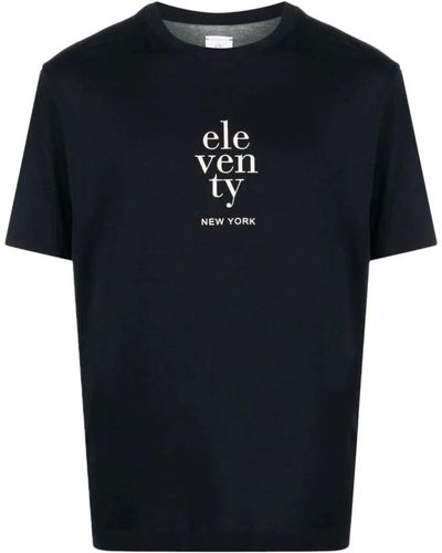 Eleventy T-Shirts - Black