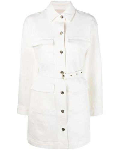 Michael Kors Shirt Dresses - White