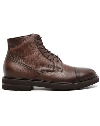 Henderson Lace-Up Boots - Brown