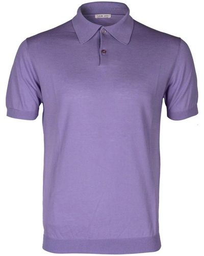 L.B.M. 1911 Polo Shirts - Purple