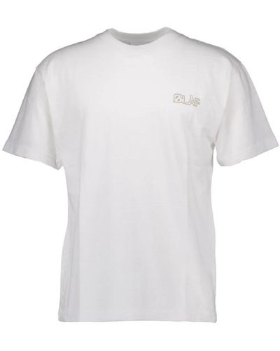 OLAF HUSSEIN Deep sea tee t-shirt - Bianco