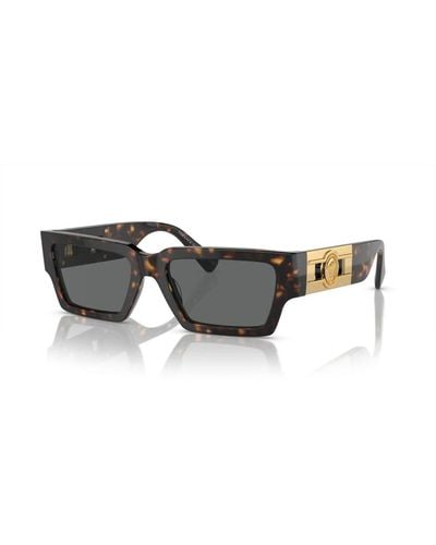 Versace Havana/dark grey sunglasses - Braun