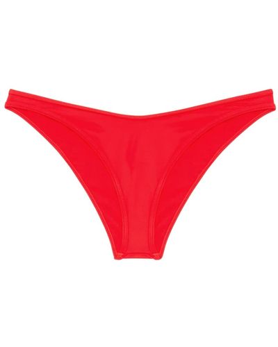 DIESEL Braguitas de bikini con logotipo d - Rojo