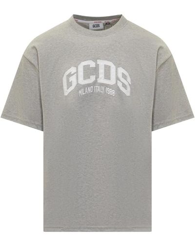 Gcds Tops > t-shirts - Gris