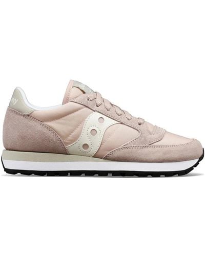 Saucony Pink/Cream Jazz Original Sneakers - Weiß
