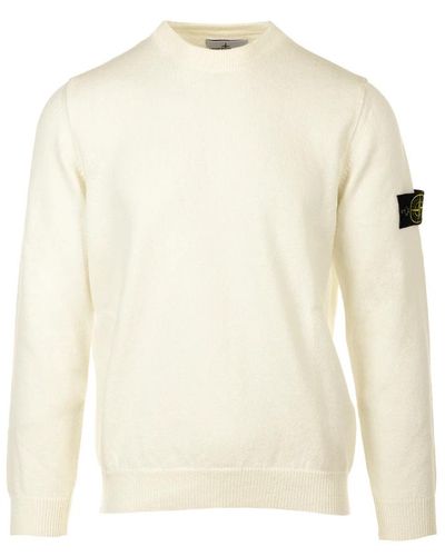 Stone Island Maglia bianca sweaters - Bianco
