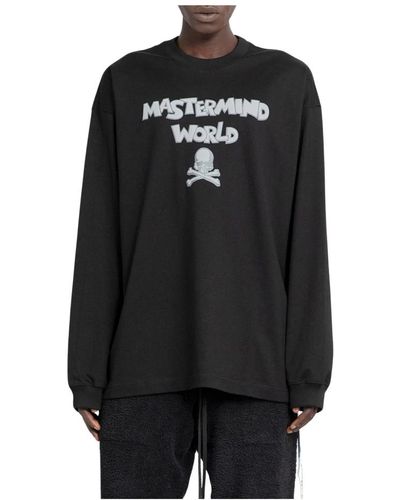 MASTERMIND WORLD Tops > long sleeve tops - Noir