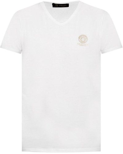 Versace T-shirt with logo - Weiß