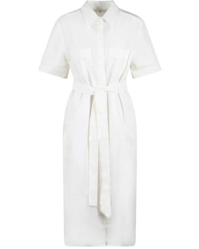 Maison Kitsuné Dresses > day dresses > shirt dresses - Blanc