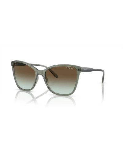 Vogue Quadratische sonnenbrille - zeitgemäßer stil - Grün