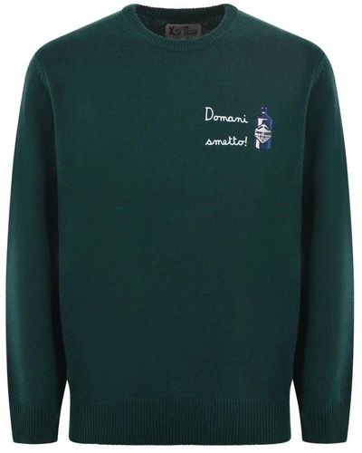 Mc2 Saint Barth Stylische pullover für männer - Grün