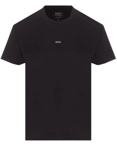 A.P.C. T-Shirts - Black