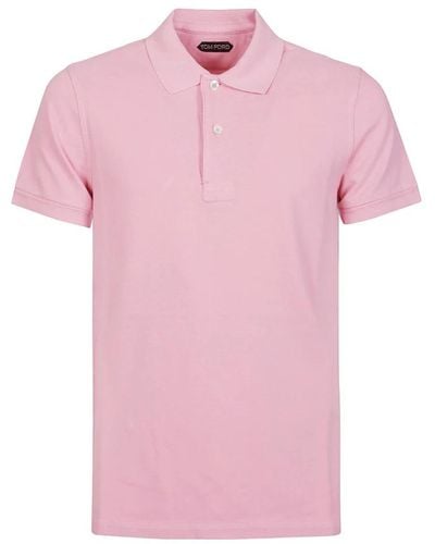 Tom Ford Polo Shirts - Pink
