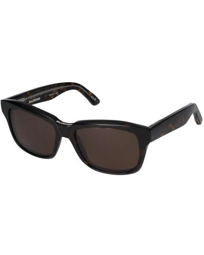 Balenciaga Gafas de sol negras bb 0346s - Negro