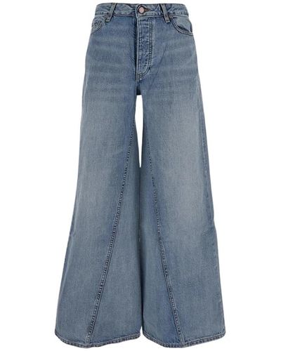 Ganni Wide jeans - Blau